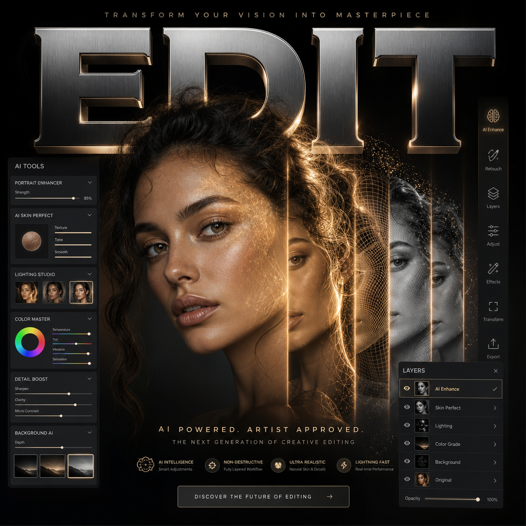 Sample output for AI Photo Editor