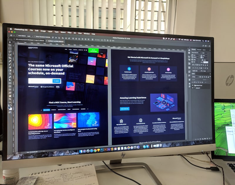 Modern website redesign process