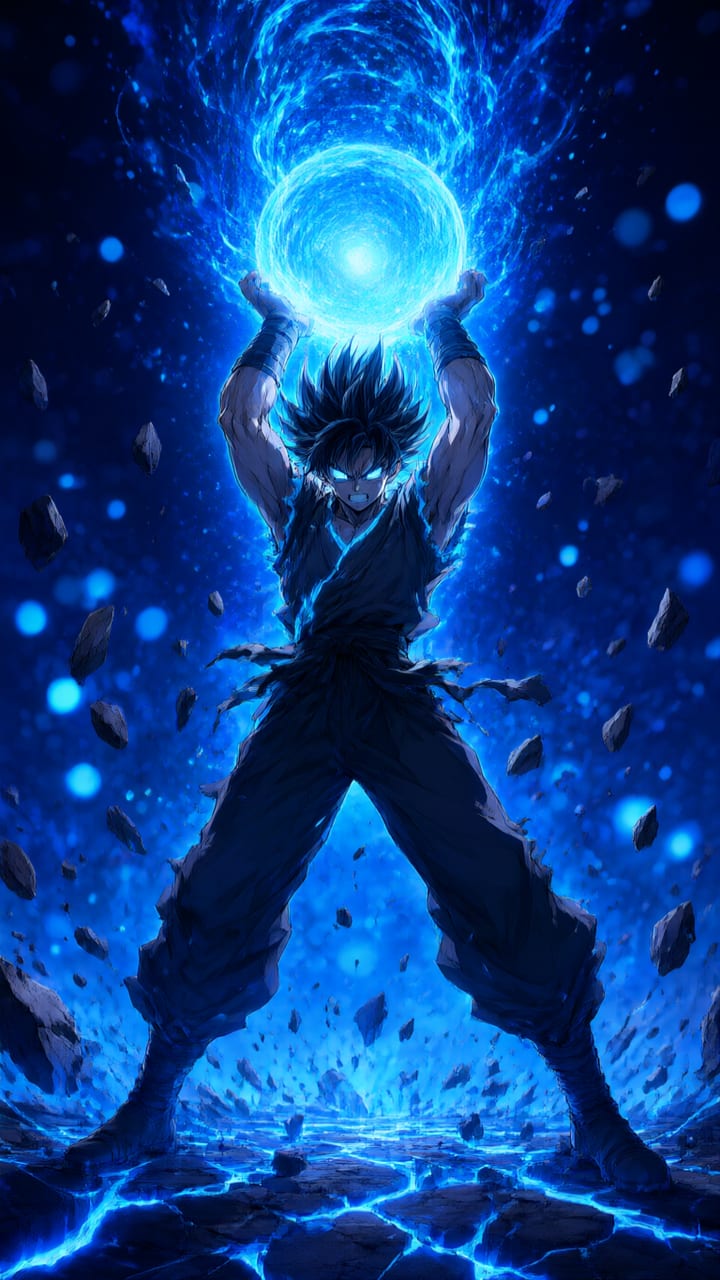 Shonen Power Charge — a Anime viral video effect preset