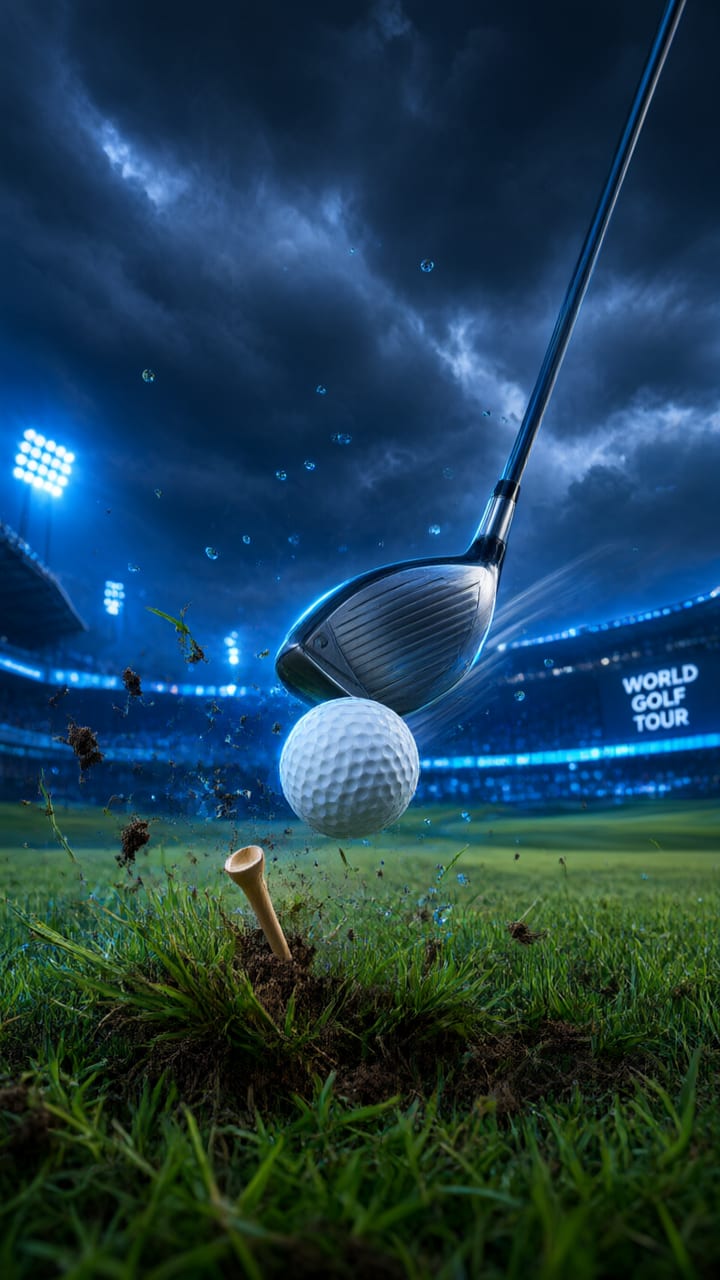 Golf Tee Swing — a Sports video preset card in Kenerate Viral Presets
