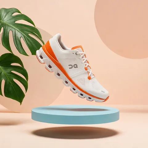 Sneaker ad — try splitting it into layers