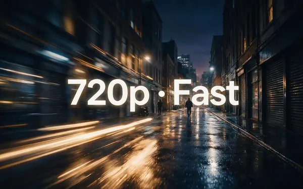 720p · Fast title card — a soft