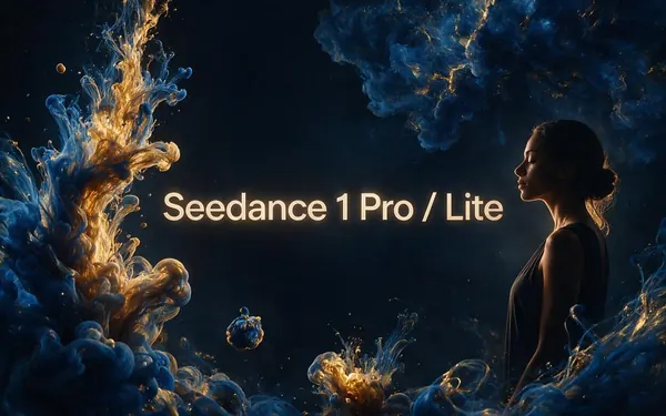 Seedance 1 Pro / Lite title card — a silent