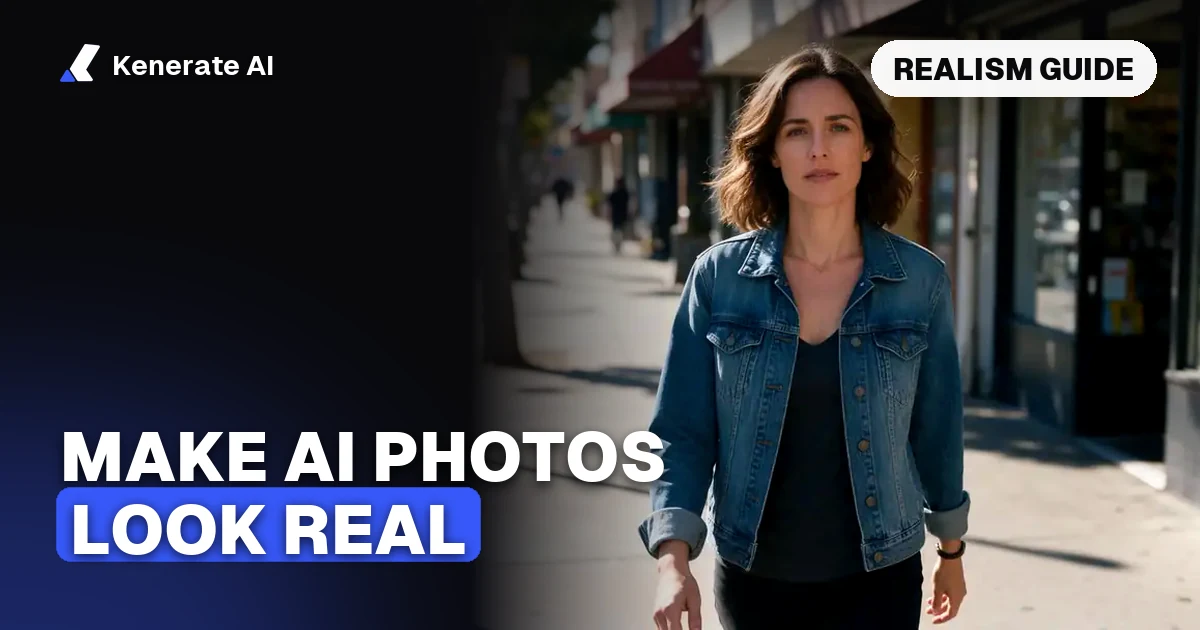 How to Make AI Images Look Realistic: Prompts, Models and Fixes (2026)