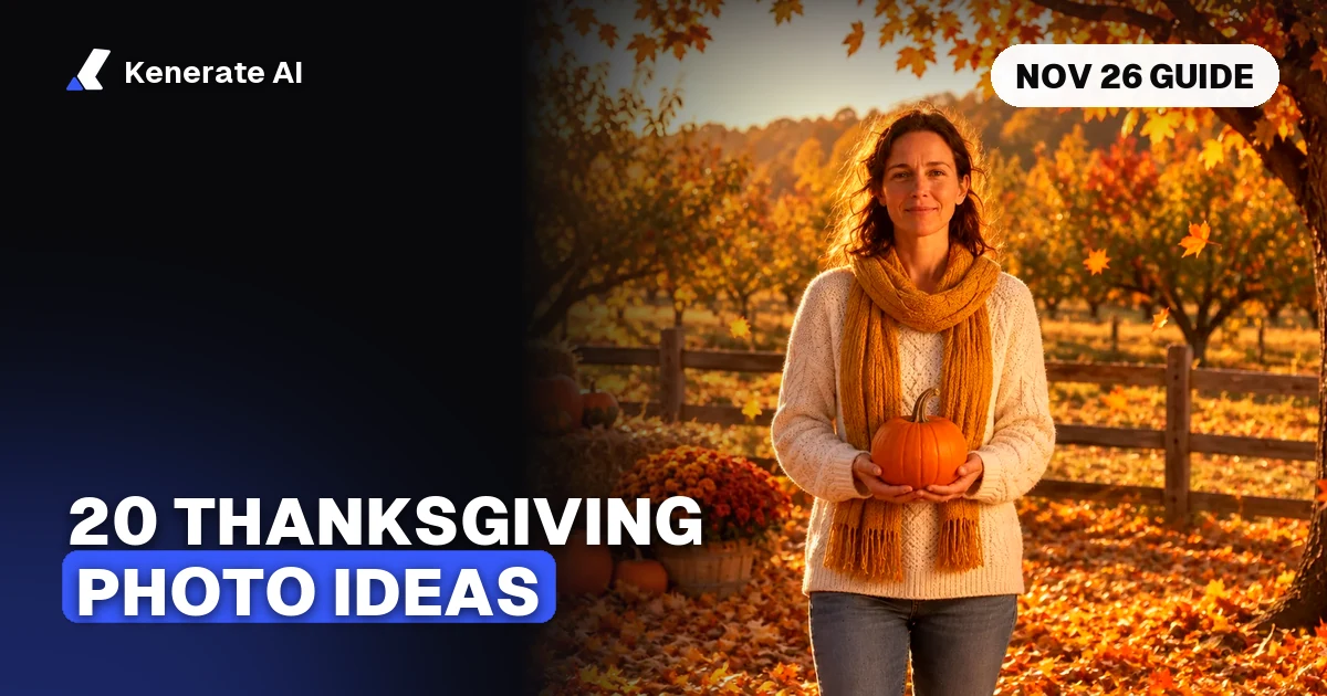 Thanksgiving Photoshoot Ideas: 20 Setups You Can Shoot on a Phone (2026)