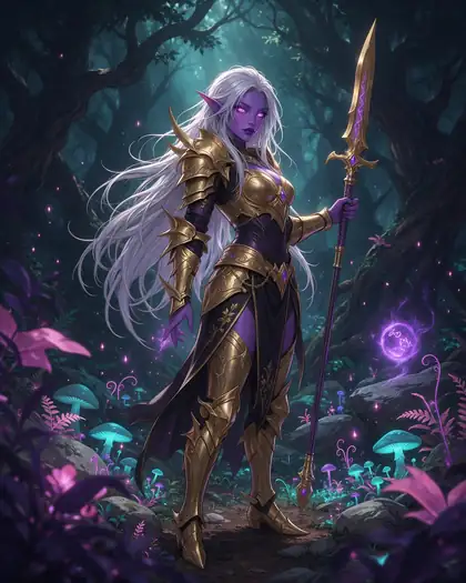 Dark elf warrior