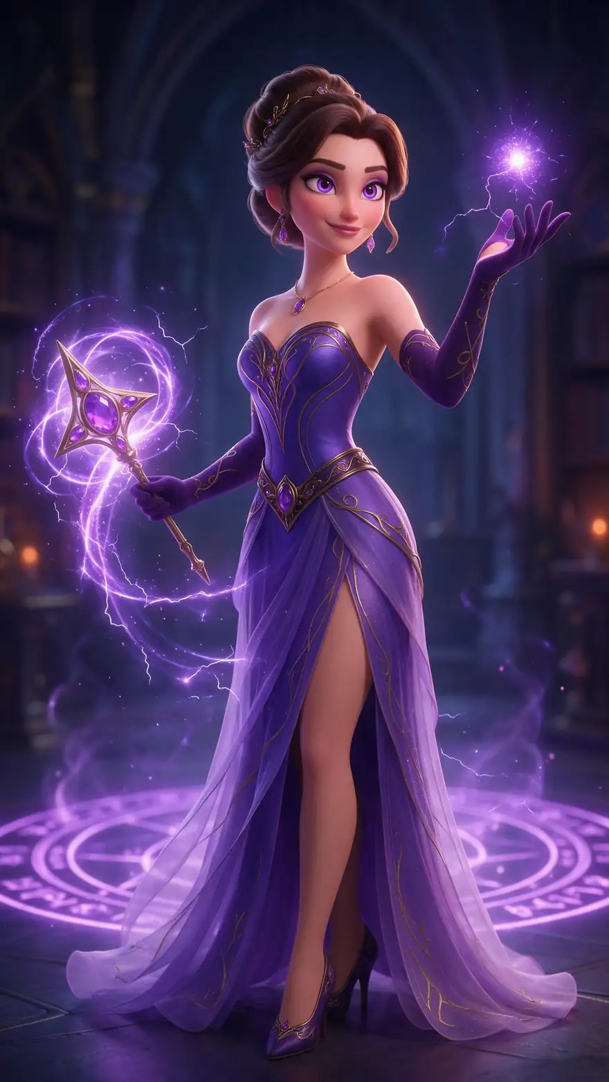 3D sorceress