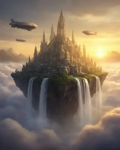Floating island city