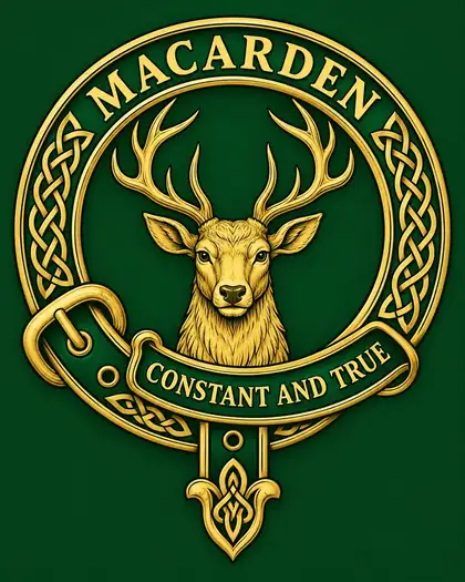 Macarden clan badge family crest