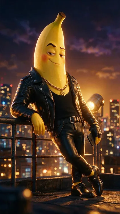 Rooftop villain — AI Fruit Video Generator example start image