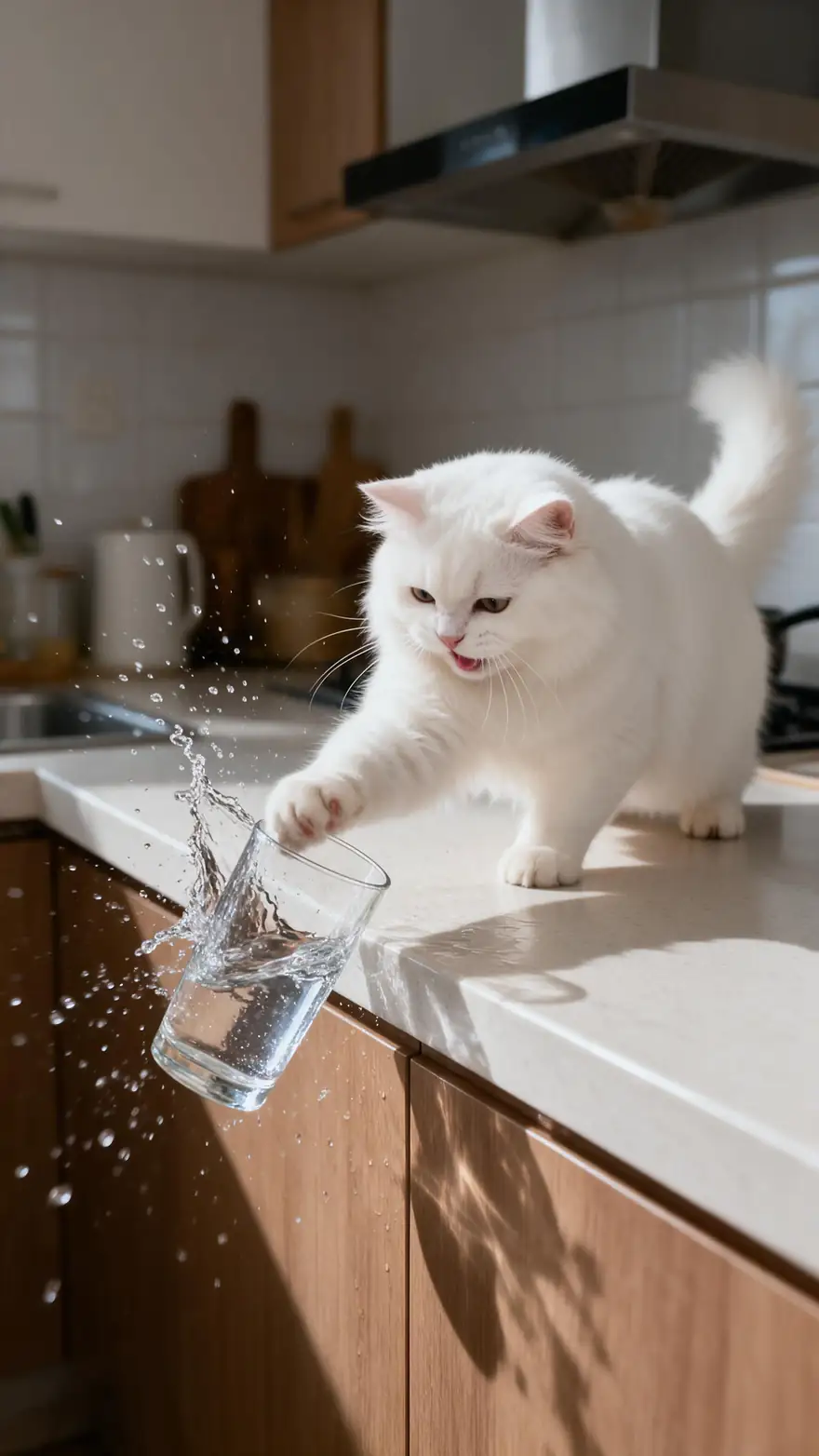 Mischievous cat