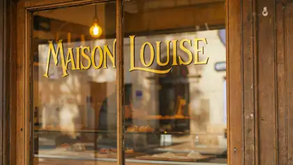 Bakery storefront sign