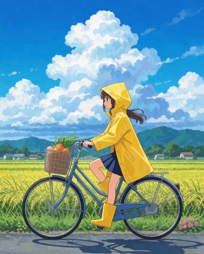 Summer bike ride — made with Krea 2 Turbo