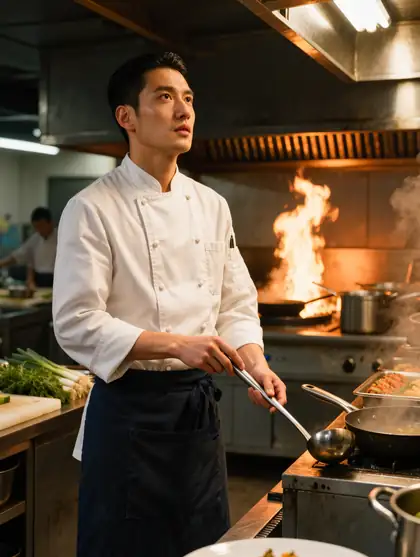 Chef in the kitchen