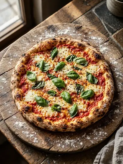 Rustic pizza