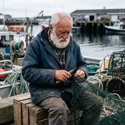 Harbour portrait — made with Nano Banana 2.1
