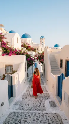 Santorini 9:16 story — made with Nano Banana 2.1