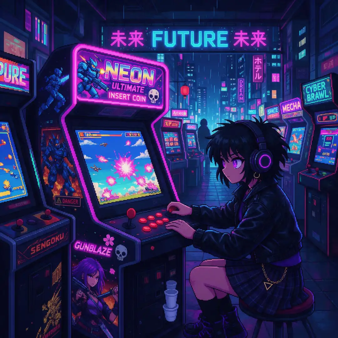 Pixel-art arcade