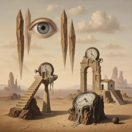 Surreal desert