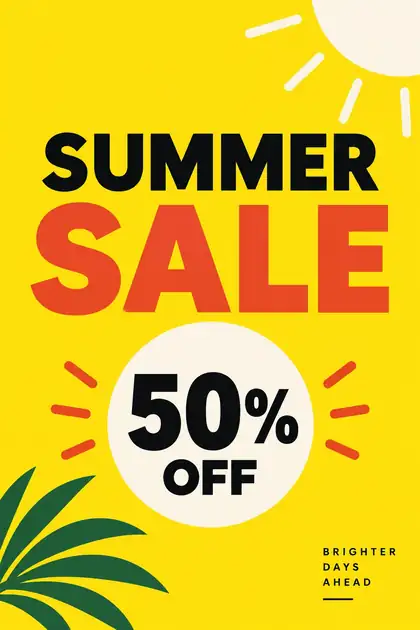 Sale poster