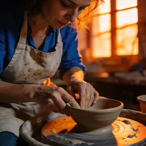 Potter at the wheel — Seedream 4.5 output