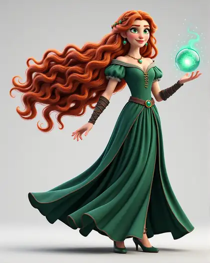 Character in 3d render style