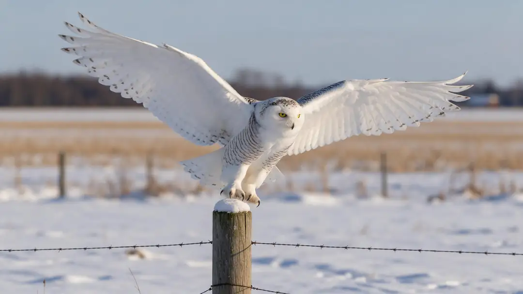 Snowy owl