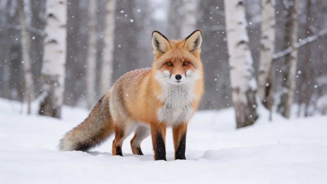 Fox in the snow — Wan 2.2 example clip