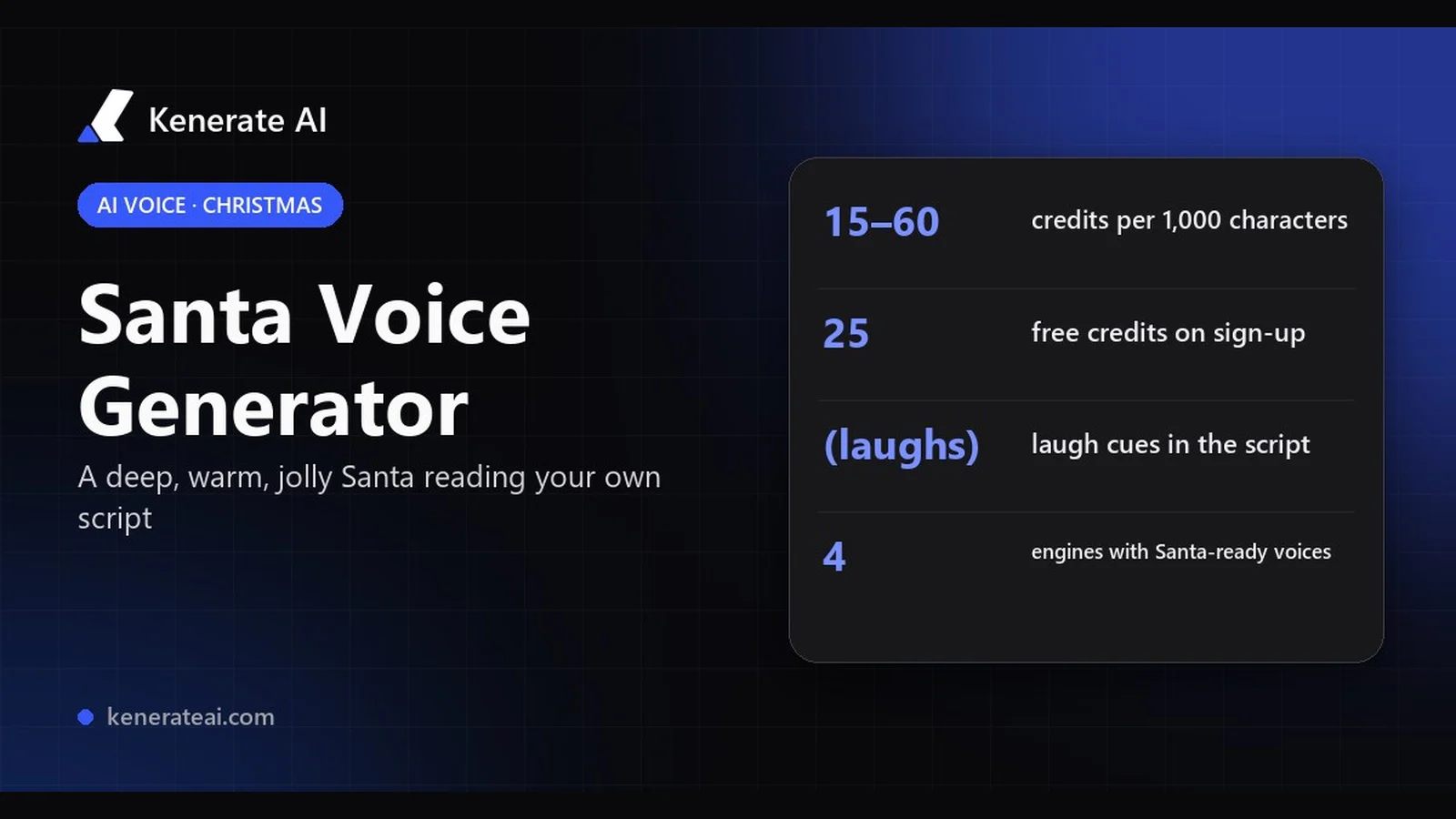 Santa Voice Generator — artwork made for this page
